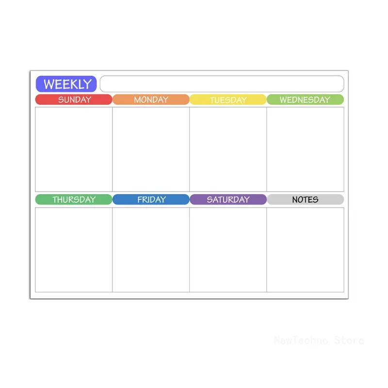 A3 Magnetic Calendar For Fridge Monthly Weekly Planner Calendar Table Dry Erase Whiteboard With Pen Fridge Sticker Message Board