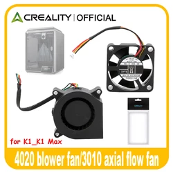 Creality Official K1C/K1 MAX Fans, 4020 Blower Fan DC 24V 3010 Axial Cooling Fan Extruder Hotend Heat Sink Fan for K1/K1C/K1 MAX