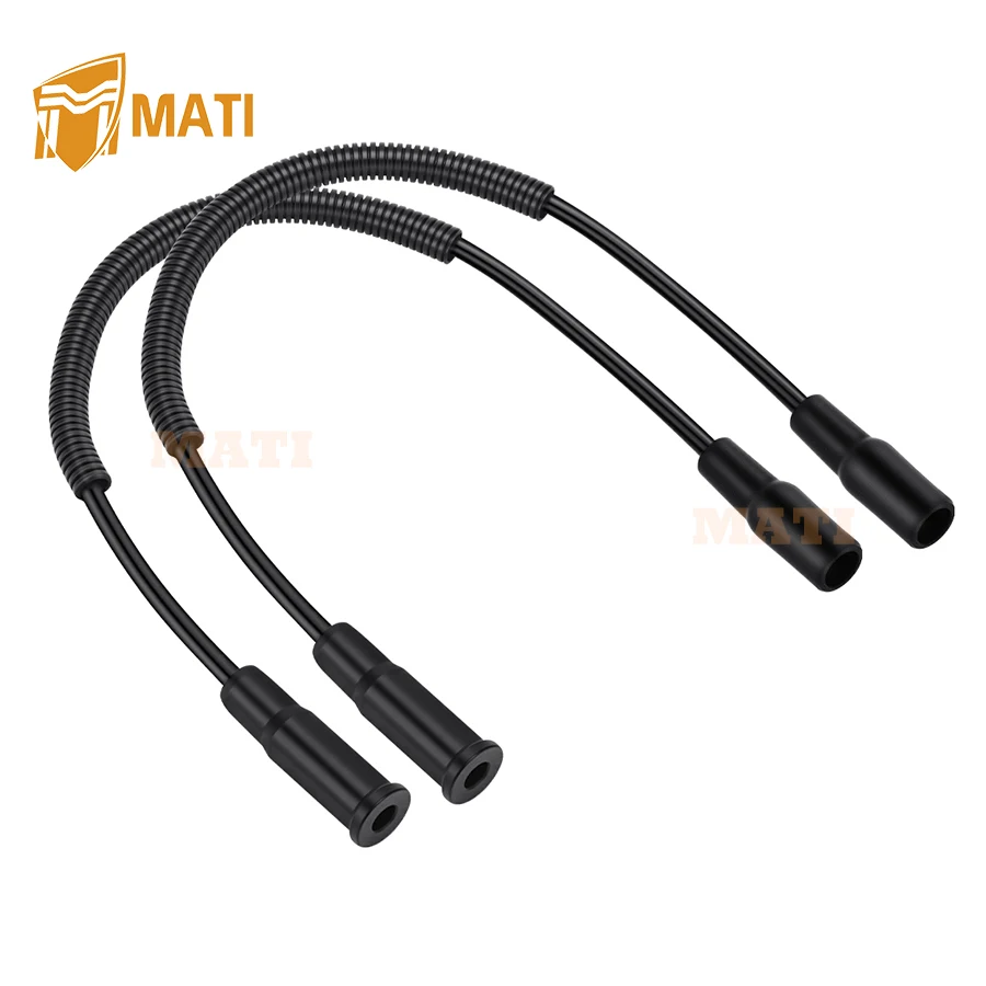 MATI 2Pcs Spark Plug Cable 31996-04 for Harley Sportster XL883 1200/Custom XL1200C/883 Low XL883L/1200 Roadster XL1200R/883