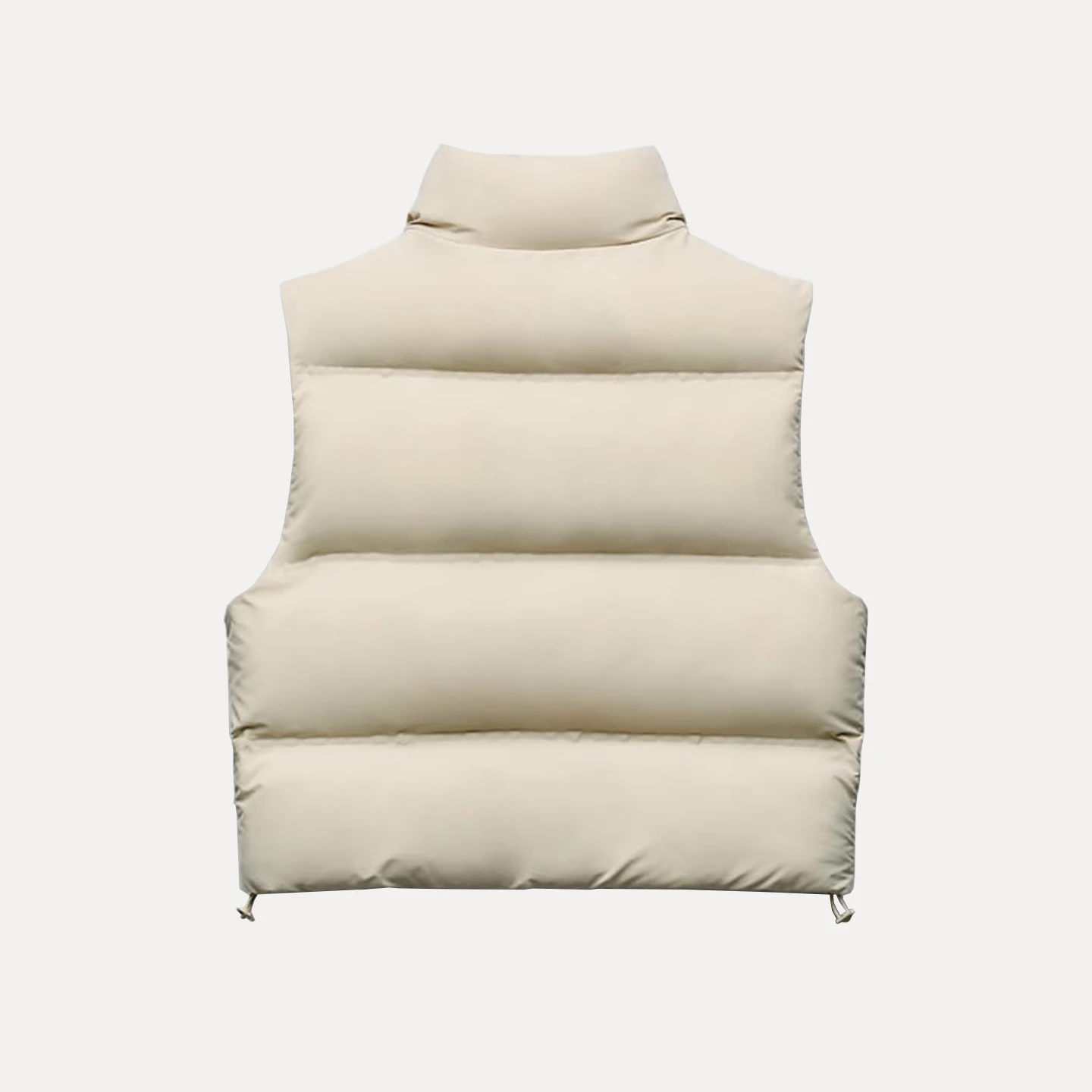 Lässige, faionable Damen-Baumwollweste, Herbst 2022, neuer Sle Pendler, Reißverschluss, Farbe, hoher Kragen, Pred-Kleber