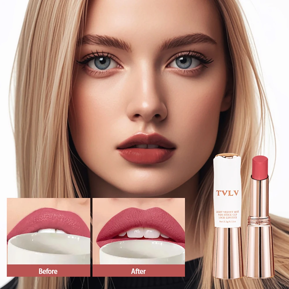 

8 Colors Matte Lipstick Waterproof Long Lasting Velvet Lip Glaze Sexy Women Lip Tint Mud Makeup Cosmetics For Women Gifts