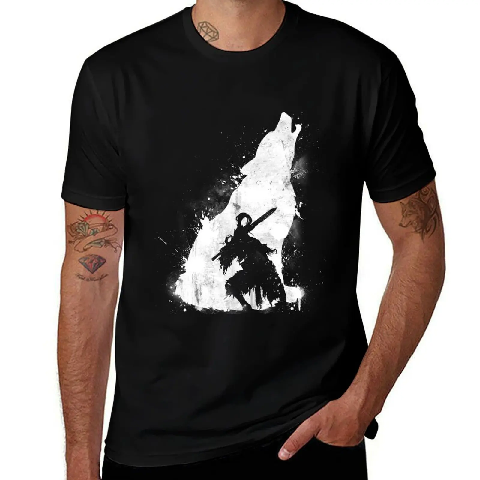 

Abyss Warrior T-Shirt tops boys animal print mens shirts graphic tee