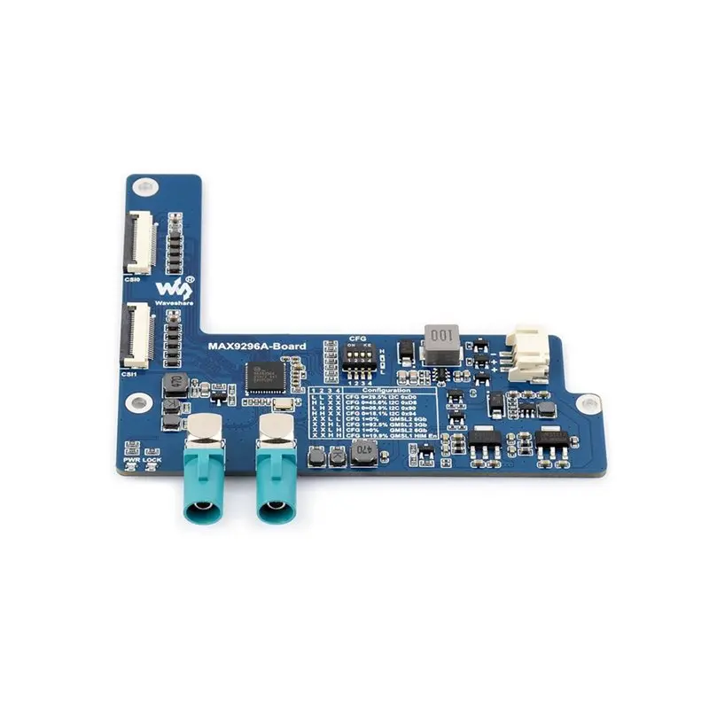 Waveshare For Raspberry Pi 5/Jetson Orin Nano/Orin NX Compatible 2-Channel GMSL Camera Expansion Board MAX9296A Chip Mainboards