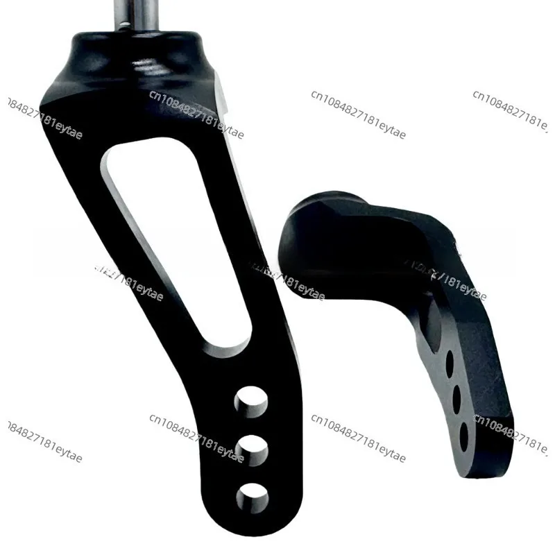 Wheelchair Front Fork Aluminum Alloy with Titanium Alloy Shaft, Suitable for 4-inch/5-inch Wheels, Model KB-054,