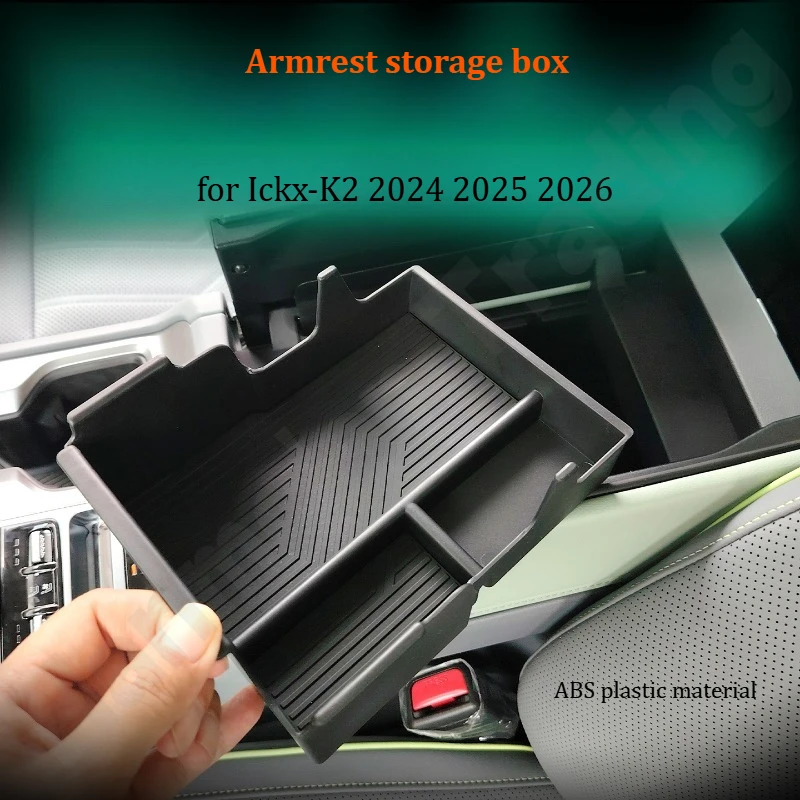 

for Ickx-K2 2024 2025 2026 Armrest storage box/ABS material/Armrest storage box/Interior modification parts
