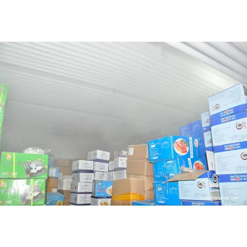 مخصصة منخفضة التكلفة المشي في الغرفة الباردة التخزين البارد للحوم الفاكهة الخضار والمأكولات البحرية