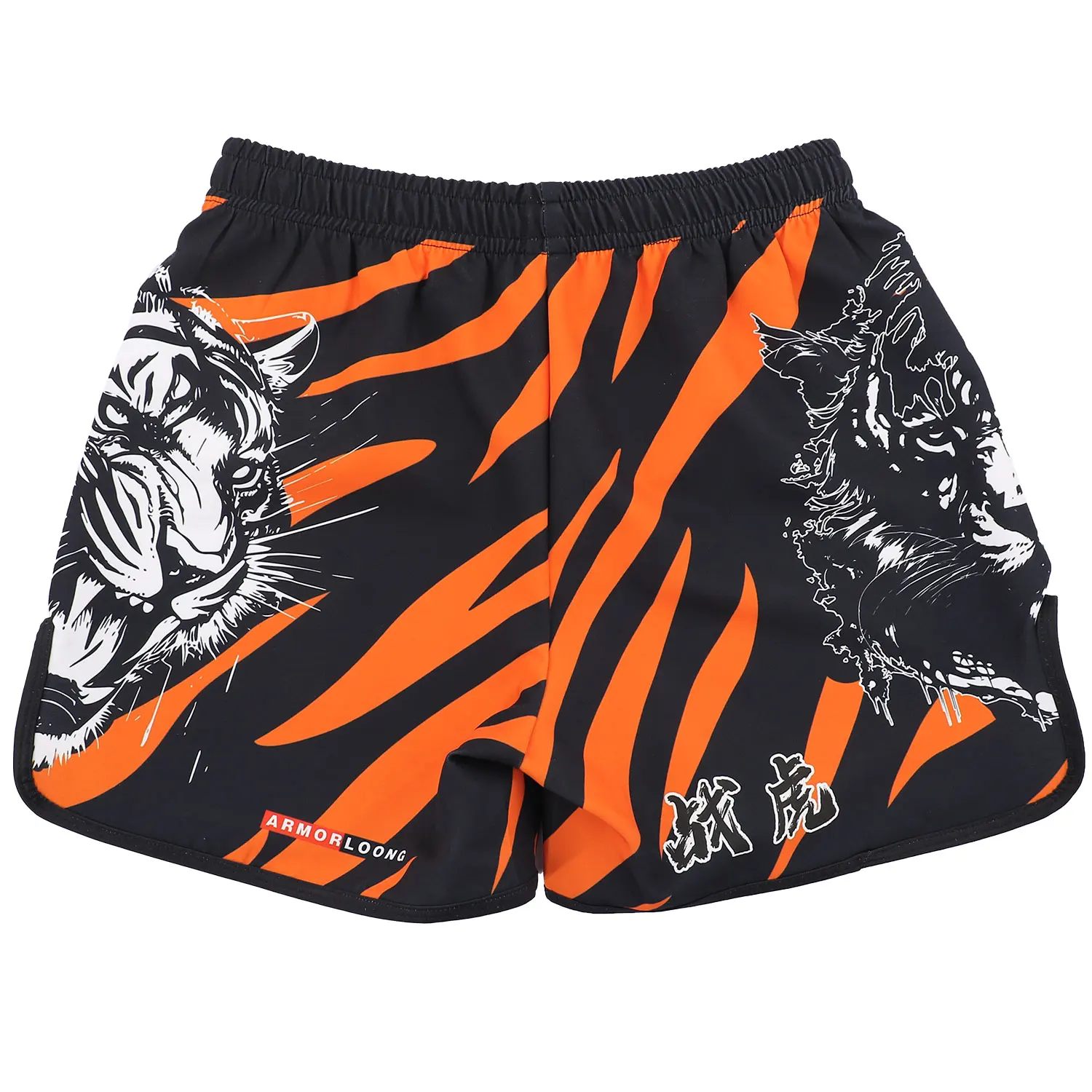 Tiger Muay Thai Fighting Club Sportswear Children\'s Short Sleeve Training Shorts MMA Fitness Boxing Set