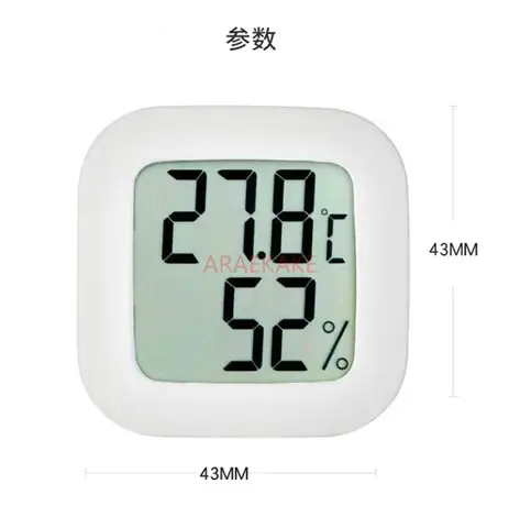 루딘 치킨용 고정밀 미니 온도계, 애완 동물 파충류 사육, 부화용 전용 온도 및 습도 계량기