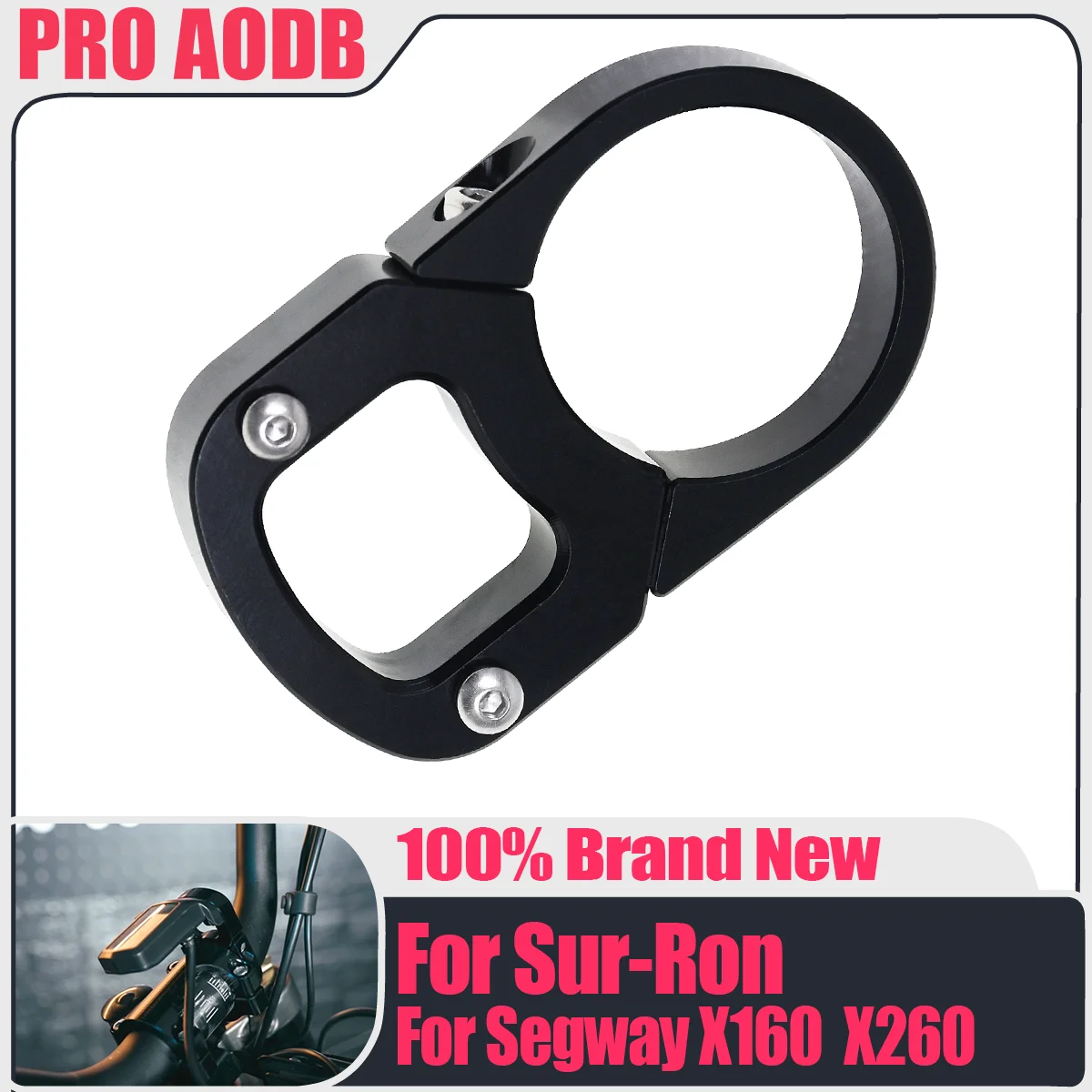 

For Sur Ron 6061 CNC Aluminium Motorcycle Red Digital Display Relocation Bracket Protector X Light Bee For Segway X260 X160