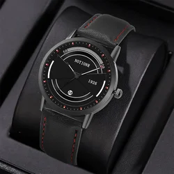 2024 Simple Men's Belt Casual Watches Mens Calendar Night Light Waterproof Sports Watch Men Stainless Steel Quartz WishWatch