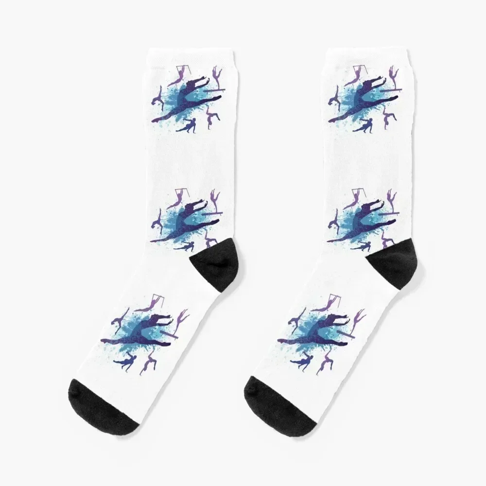 

Gymnastics | Gymnast Socks football with print Heating sock warm winter Socks Woman Men's