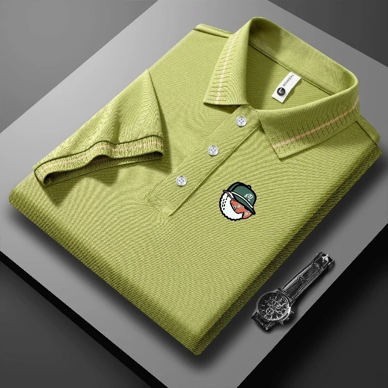 Golf 2026 Summer New Solid Color Collar Button Short Sleeve Collar Shirt Casual Breathable Comfortable Top