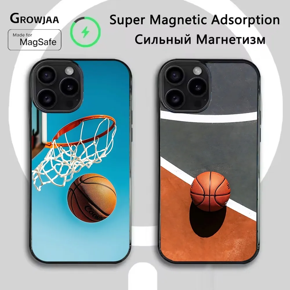 

Basketball Basket Phone Case For iPhone 16e,16,15,14,13,12,11,Plus,Pro,Max,Mini Magsafe Magnetic Wireless Charging