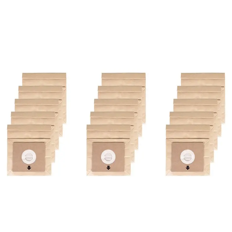 A74E-15 piezas para aspiradora Electrolux//Sharp//Pensonic, bolsas de papel de repuesto para aspiradora, 110 mm x 100 mm