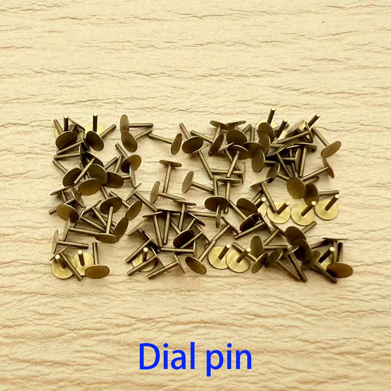 

Watch Dial Pin 0.6mm Diameter Copper Material Fixed Dial With Locating Foot Repair Dial Accessories Dial Foot Watch Repair Parts
