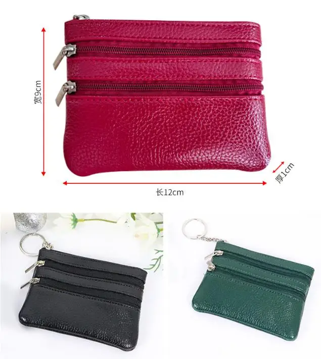 New Korean Style Mini Coin Purse Zipper Pocket Wallet Portable Handheld Small Pouch Unisex For Coins Small Accessories