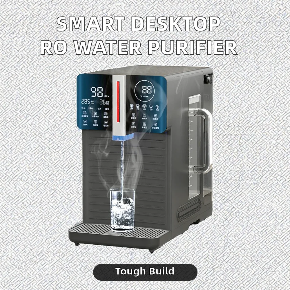 Intelligent Desktop Reverse Osmosis Water Purifier with Refrigeration Filters 100 GPD Easy Installation for House hold Hotel Use