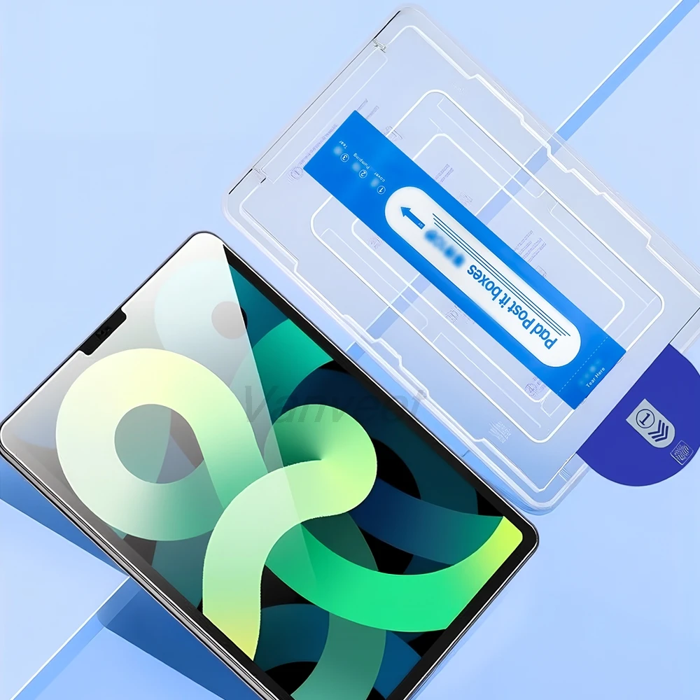 

Easy Installation Tempered Glass For iPad Pro11(2024) (2025) Air 11(2020) iPad 9.7(2017)(2018)10.2( 2019) Air 2 Screen Protector