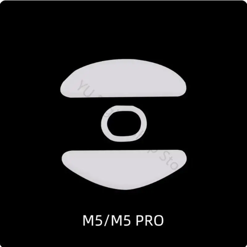 96BA Arcuate Edges PTFE ICE Mouse Skates Feet For Darmoshark M5Pro Thicked Smooth Gliding Mouse Pad