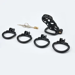 Man Penis Lock Rings Male Chastity Cage Sex Toys Chastity Cock Cage Device Penis Ring Erotic Urethral Products Male With 4 Size