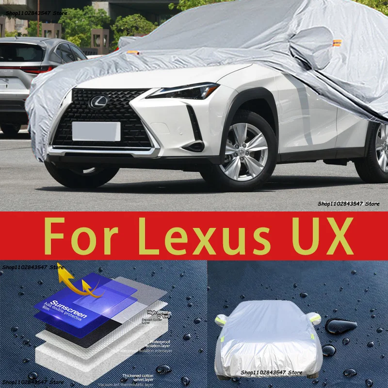 

For Lexus UX Outdoor Protection Full Car Covers Snow Cover Sunshade Waterproof Dustproof Exterior Car accessories