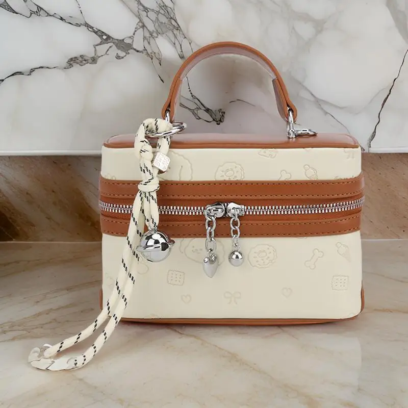 

Stylish Solid Color Messenger Bag Trendy Designer Paris Fashion Large Capacity Shopper Tote Purse