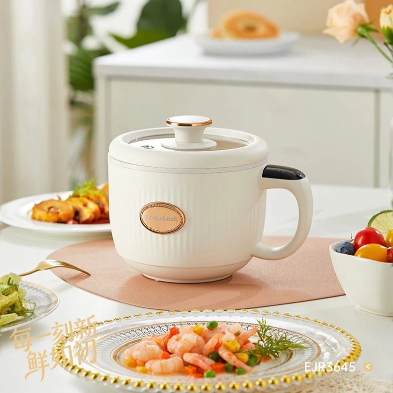 Electric Cooker Single-Person Multifunctional All-in-One Pot, Small Electric Pot Dormitory Noodle Cooking Mini Electric Pot