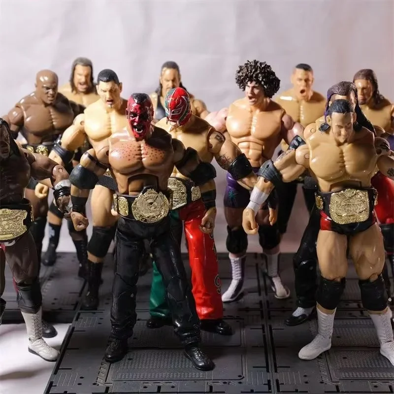 In-Stock Wrestlemania Wrestler Wwe John Cena The Undertaker Figures Toy Rey Mysterio Action Figures Pvc Statue Model Men Gifts