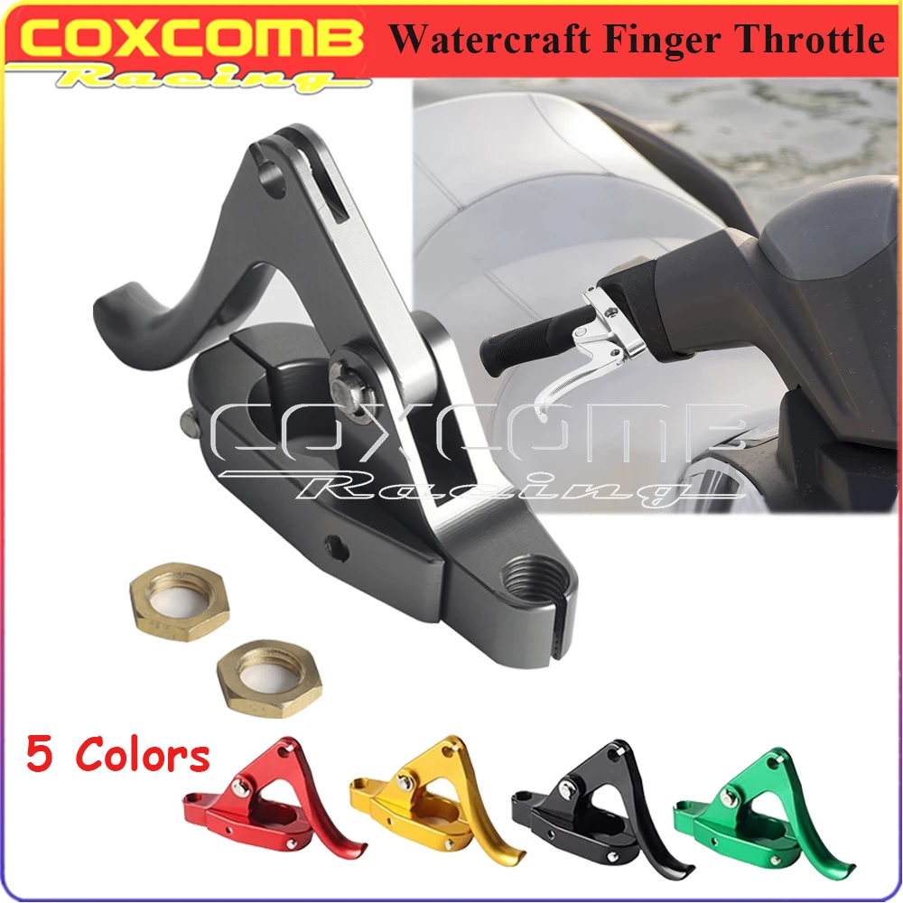 

Throttle Aluminum Watercraft Finger Throttle Lever Control For Yamaha Super Jet Kawasaki Jetski Waveblaster Waverunner FX1 800