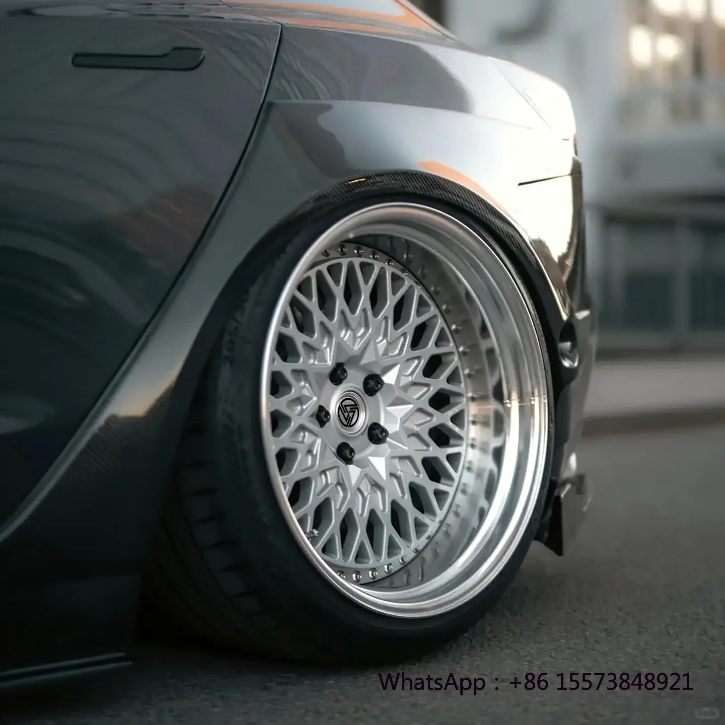 

2-Piece Custom Deep Lip Mesh Forged Concave Racing Car Wheel 5x120 5x112 5x114.3 Car Alloy Wheel for Luxury Sports Cars