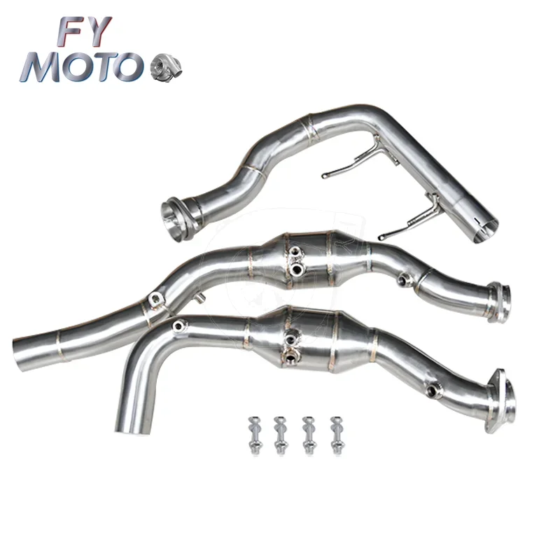 Exhaust Catless Downpipe For Ford F150 SVT RAPTOR 3.5TT 2015-2019 Twin Turbo