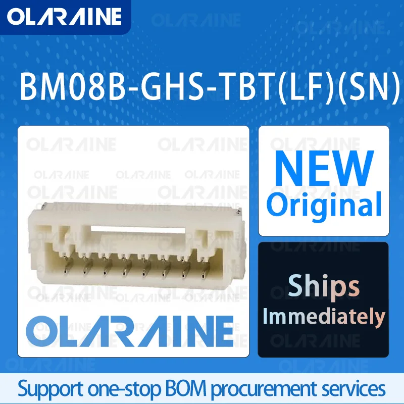 

20/50/100Pcs BM08B-GHS-TBT(LF)(SN) 100% brand new and original IC chip Connector headers and wire housings 8 Position