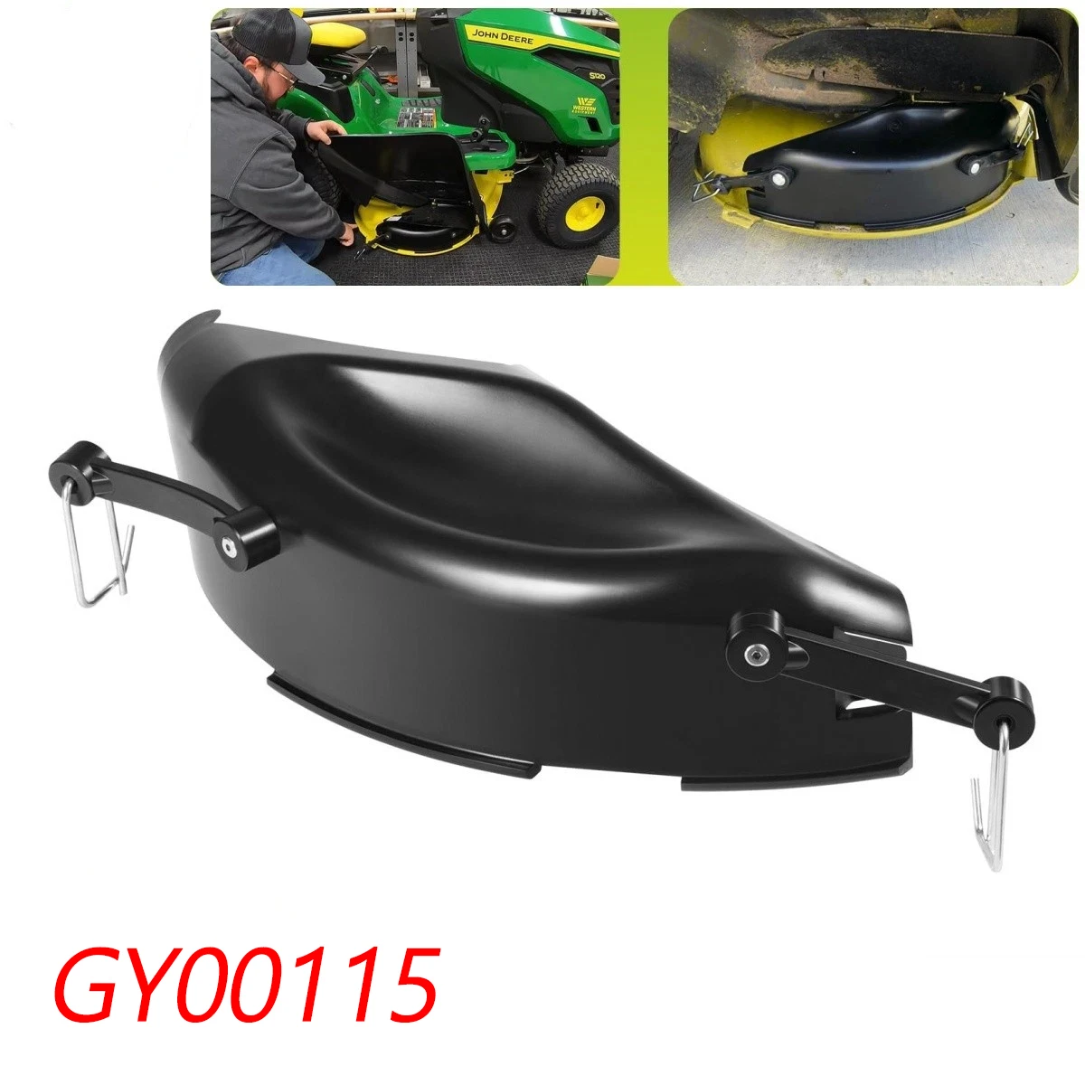 Cubierta de Mulch para Plataforma de Corte TML de 42 Pulgadas para John Deere X110 X120 D110 D120 L105 L107 LA100 LA105 S240, Reemplazo para GY00115