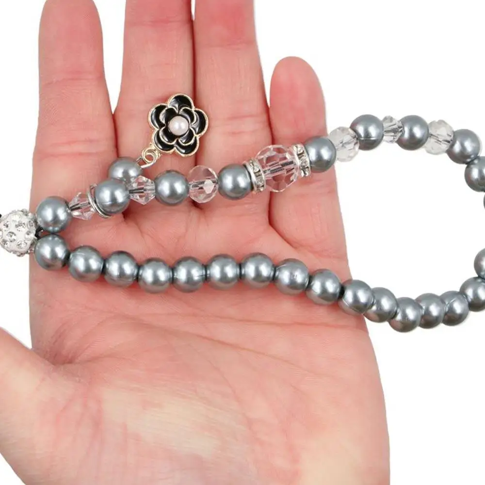 

Ins ремешок для телефона ручной работы из бисера, ремешок на запястье с жемчугом, цепочка для телефона с защитой от потерь, красочный шарм для мобильного телефона для девочек и женщин