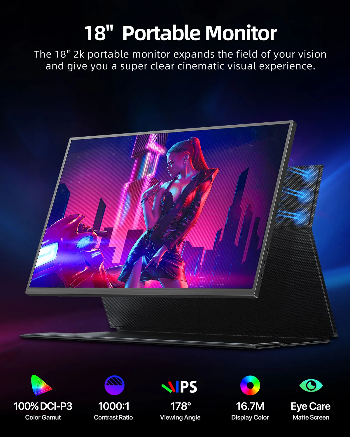 UPERFECT モバイルモニター 18.5インチ 2023年に買って良かった機材 モバイルモニター UPERFECT 18.5インチの