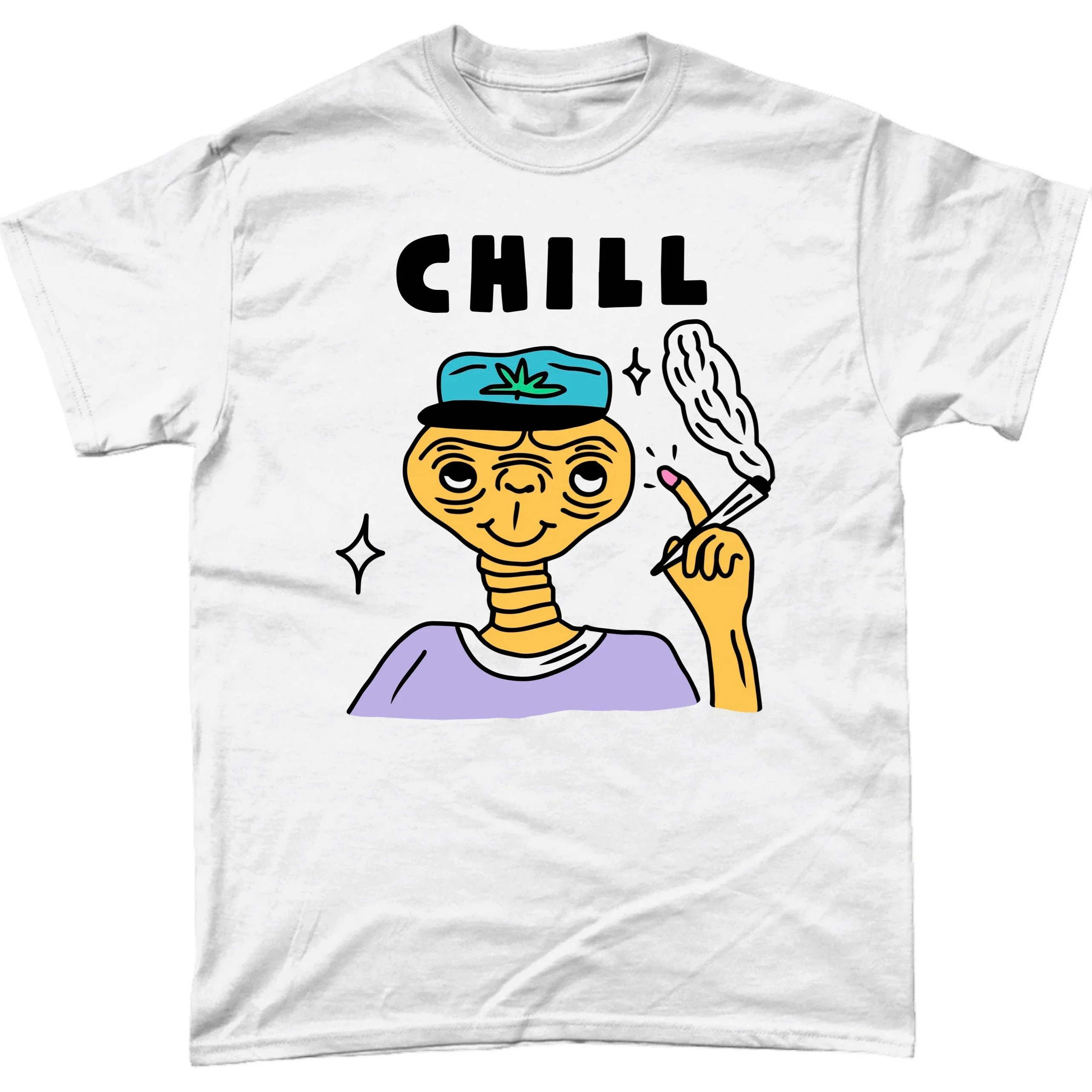 Harajuku Top Vrouwen T-shirt Casual Dames Basic O-kraag Korte Mouwen Vrouwen ET Thema Print T-shirt Meisje, drop Ship