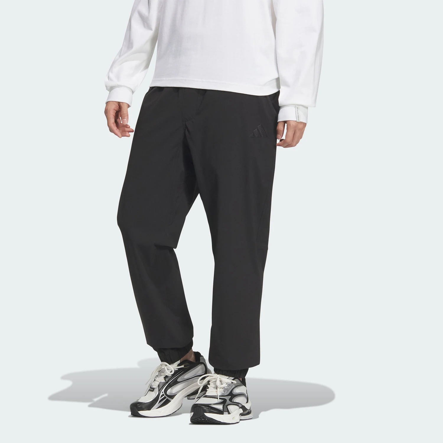 Adidas genuine men's soft and skin friendly simple sports woven pants KA1284