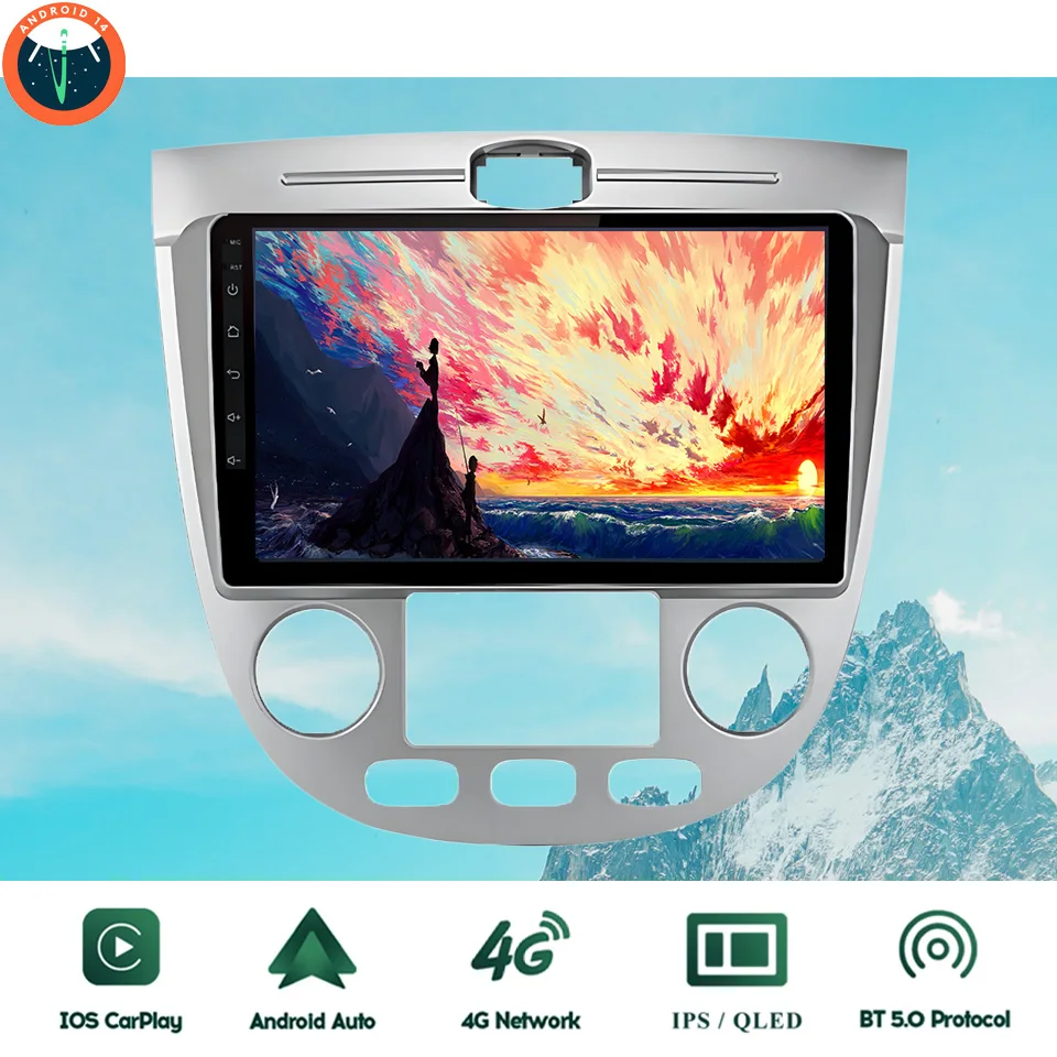 

Android 14.0 For Chevrolet Lacetti J200 For Buick Excelle Hrv For Daewoo Gentra 2 2004 - 2013 car DVD player Radio video stereo