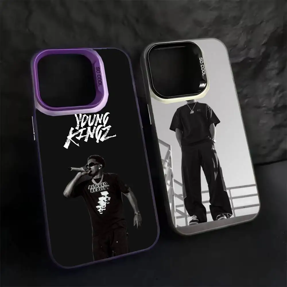 

M-Myke Towers LALA Phone Case Color Silver Shell For IPhone 17 16 15 14 13 12 11 Pro Max Plus