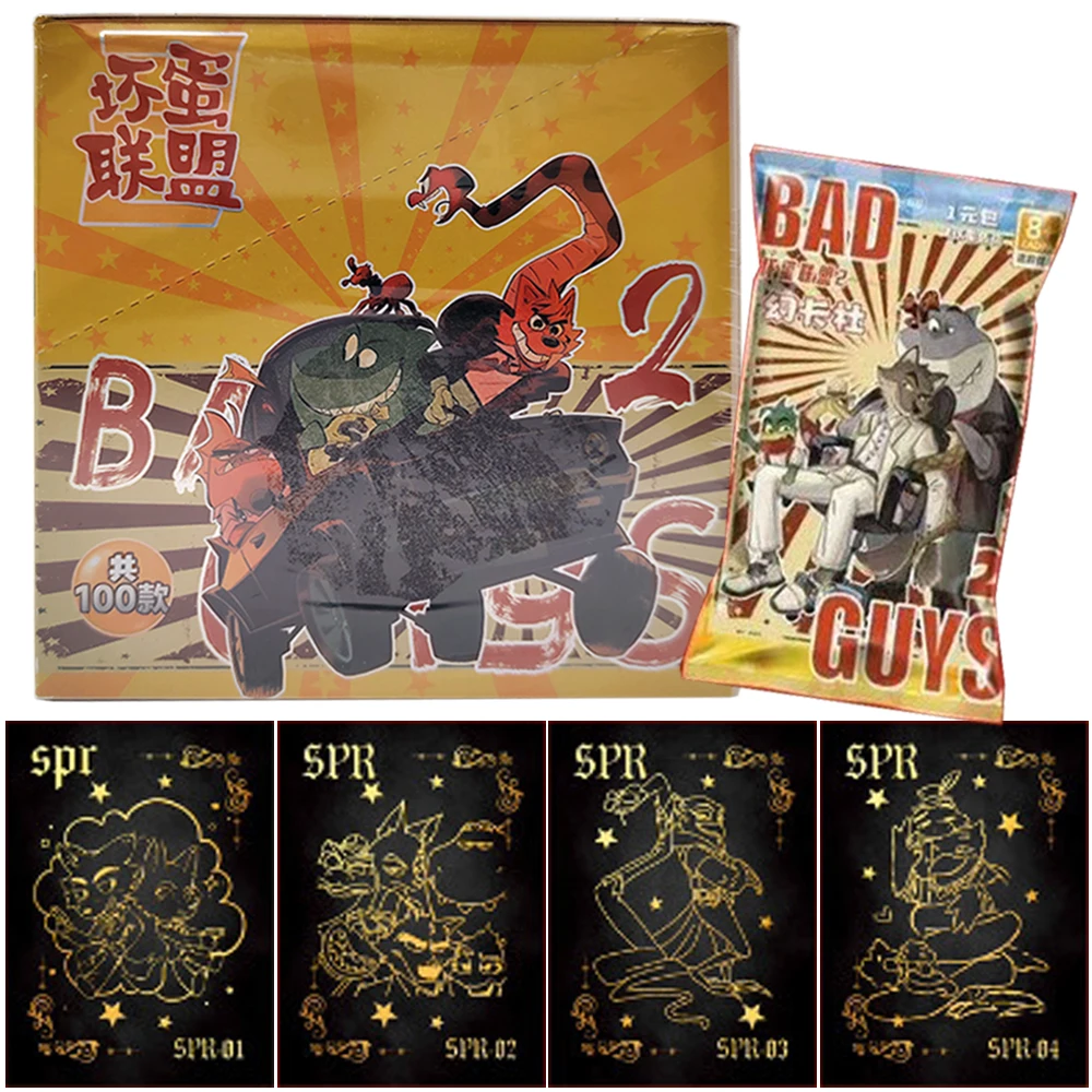 

The Bad Guys 2 Collection Card American Classic Comedy Action Animation Movie Exquisite Craftsmanship Character Card Gifts Toys