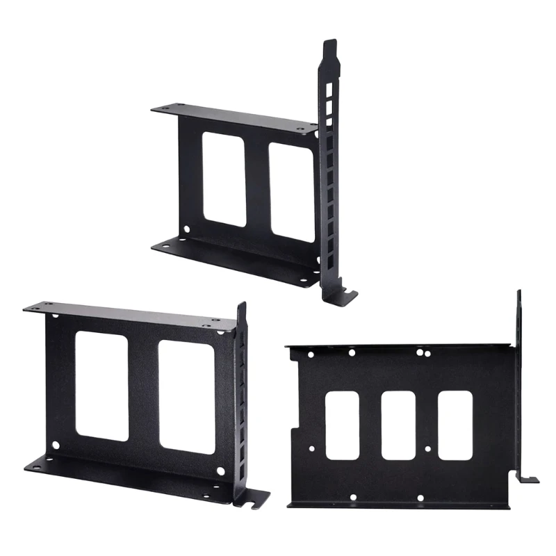 Металлический монтажный кронштейн SSD HDD с вентилируемой конструкцией для настольной стойки со слотами PCI