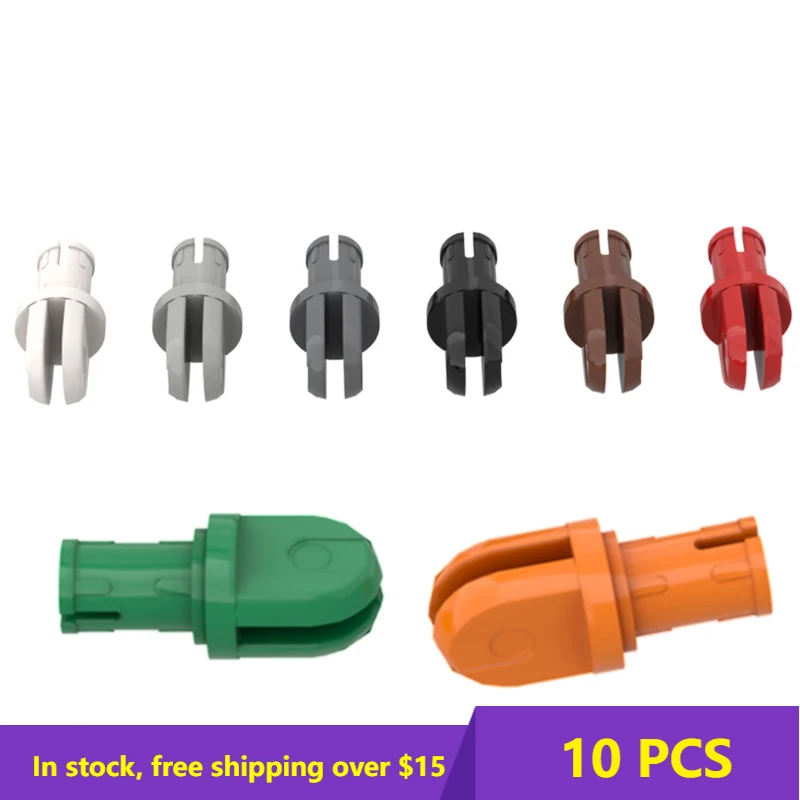 10PCS Bricks Assembles Particles 6048 One Head with Bolt Joint 2 Plug Building Blocks Parts Bricks Bulk Model Educational Gift