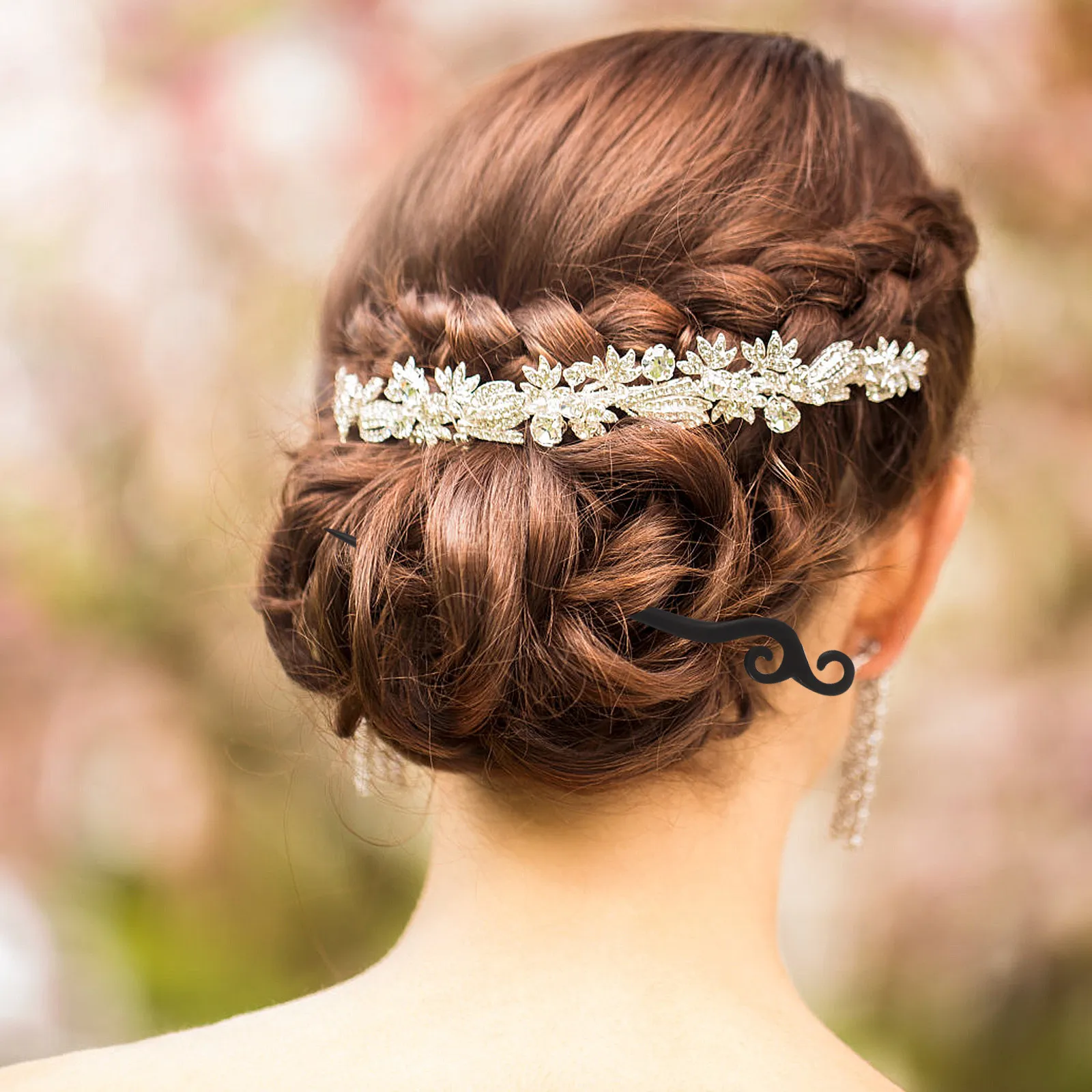 5Pcs Wood Hair Pin Stick For Bridal Hair Styling Party Accessories Sticks Vintage Hairpin Set Minimalist