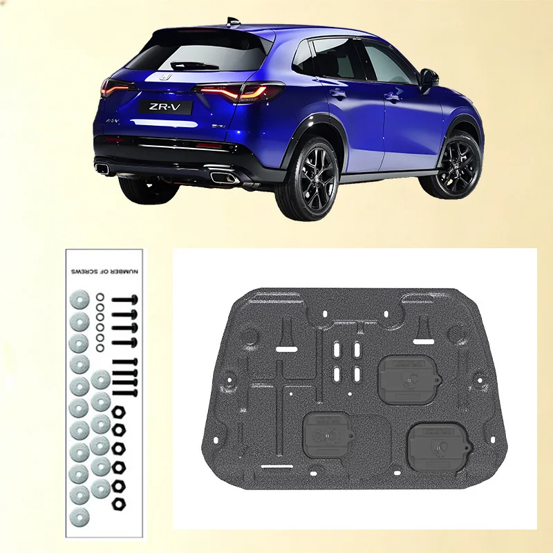 Car Under Engine Guard Mudguard Board Splash Shield Mud Fender Plate Panel For  Honda ZR-V 2022-2023 1.5T 2.0L