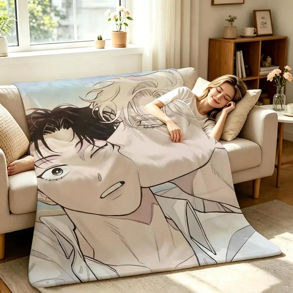 Art R-Roses C-Champagne Throw Soft Warm Flannel Throw Blanket, Multi-use for Sofa Bed Office Nap