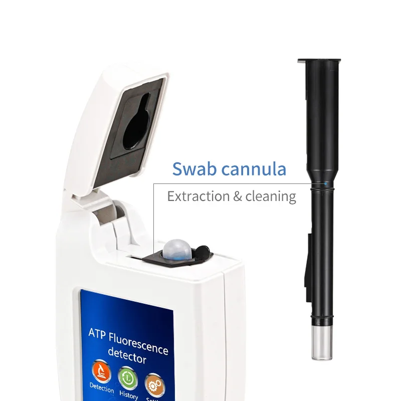 Portable Handheld ATP Fluorescence Meter Detector for Hygiene Surface Water Bacteria Competitive Price Testing Equipment
