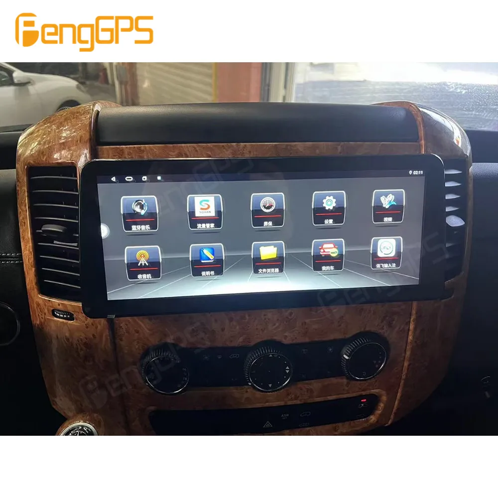 For Mercedes Benz Sprinter 906 2007-2010 Android Car Radio 2Din Stereo Receiver Autoradio Multimedia Player GPS Navi Head Unit