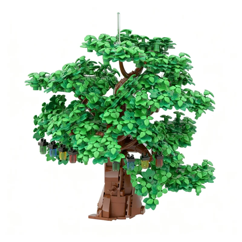 1427pcs MOC The Shire - Lusher Trees The Hobbit And Lord Of The Rings Model Building Blocks Christmas Gift Creative Education