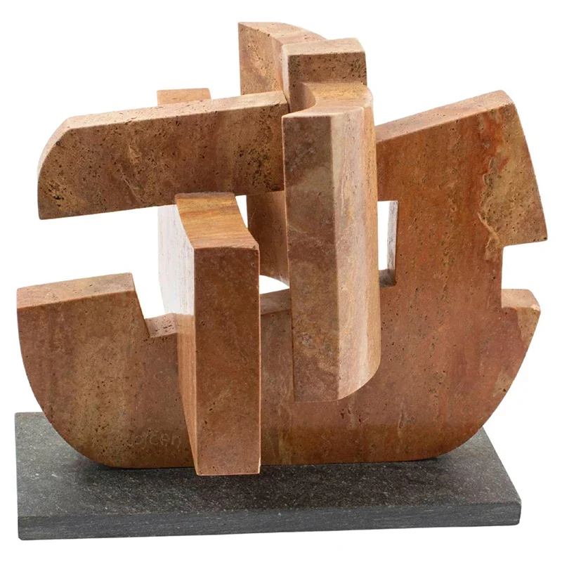 Natural travertine ornament, modern simple living room high-end ornament ornament creative handicraft