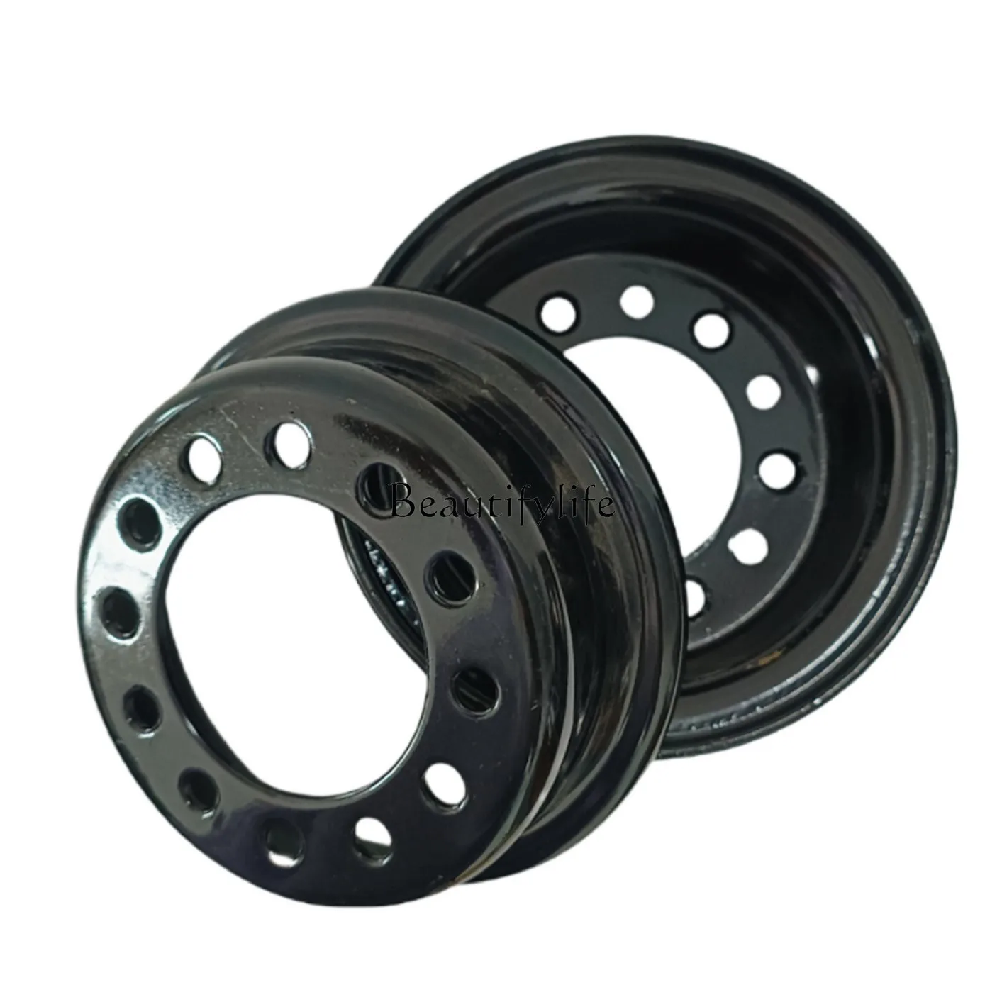 

Forklift electric tractor QDD2-C1 front wheel open rim 350-5 steel ring steel basin